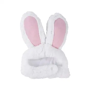 

Cute Pet Costume Cosplay Rabbit Ears Cap Hat for Cat Halloween Xmas Clothes Fancy Dress with Ears Pet Party Supplies