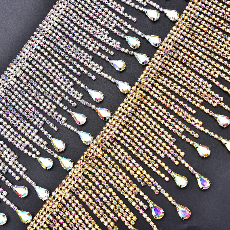 Sewroro Strass Applikation Band - 20,5cm Glitzerband Für Hochzeitsdekoration