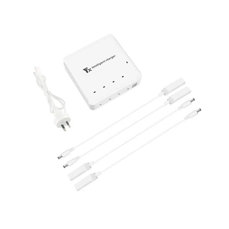 1Set Multiport Charger Battery Charging Hub Power Apdater Cable for Xiaomi X8 SE - Цвет: AU