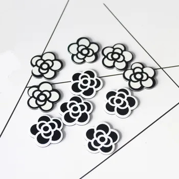 

50 pcs New fashion handicraft camellia flower Acrylic accessories handmade DIY