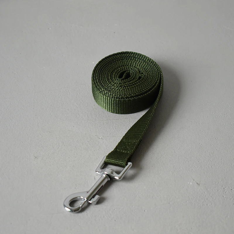 Army Green Поводок для собак длиной 1,5 м/4,5 м/7 м/10 м/15 м/20 м/30 м/50 м для маленьких и больших собак, нейлоновый поводок для собак, поводок для домашних животных, кошек, поводок для тренировок на открытом воздухе - Цвет: Army Green