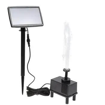 

Solar Power Fountain Pool Water Pump Panel Submersible Watering for Garden Pool Pond Patio Decoration - 5M