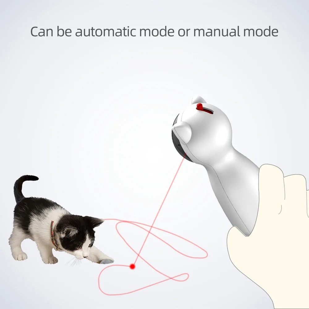 

Hot New Cat Interactive Toy Cat Toy Auto Rotating Light Chaser Toy for Cats Pet Accessories