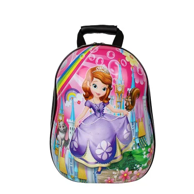 Дисней детская школьная сумка мультфильм автомобиль принцесса яичная скорлупа сумка рюкзак для детей дошкольного возраста Студенческая Сумка Через Плечо Рюкзак Для Путешествий - Цвет: 5