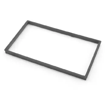 

Car 2Din Radio Panel Dash Frame Dashboard Cover for Most Car Auto Models Black Plastic