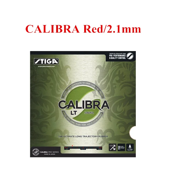 CALIBRA LT Red STIGA MANTRA M/H( новинка) резиновый Настольный теннис(Сделано в Японии) Pips-in пинг-понг с губкой - Цвет: CALIBRA LT Red