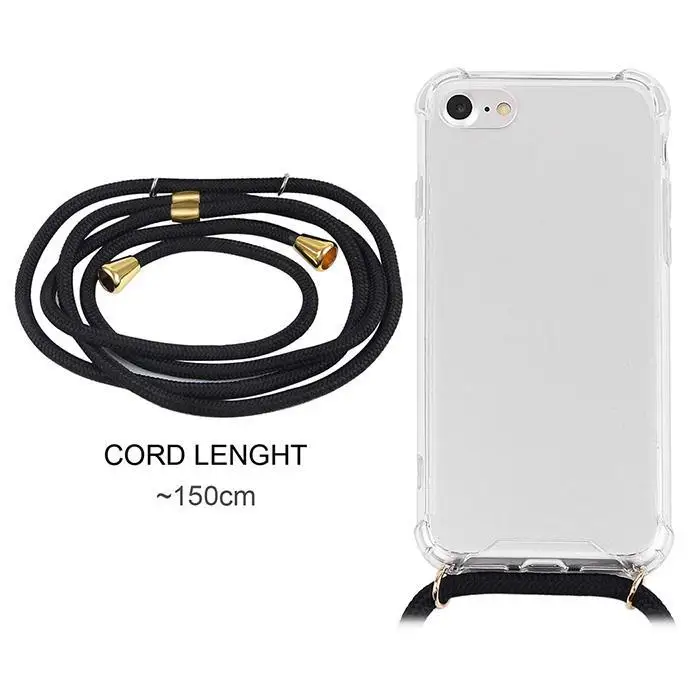 Модная цепочка для телефона унисекс с чехлом для iPhone7/8
