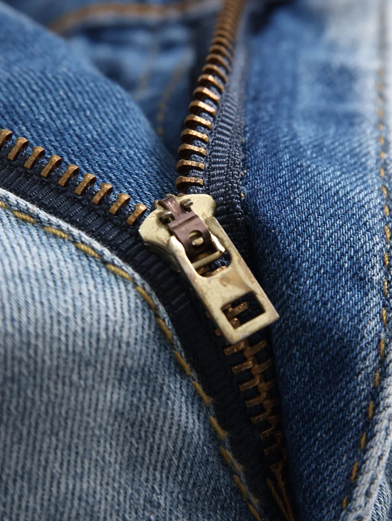 Мужские джинсы ZAFUL светло потертые состаренный дизайн новинка рваные