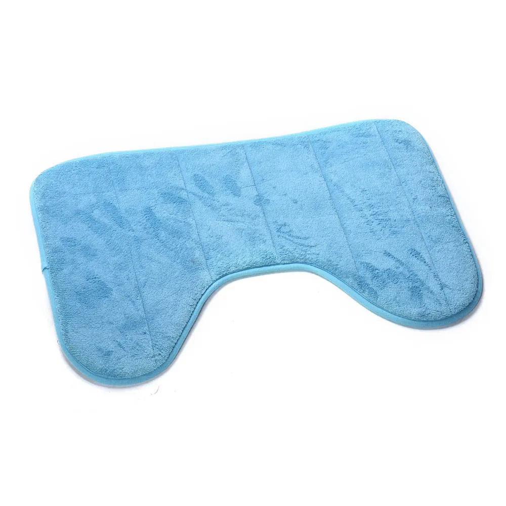 4060cmUShapedBathMatsAntiSlipHomeBathroomBathMatFlannelRugsWcMat.jpg