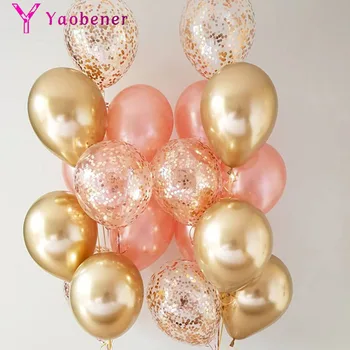 

18pcs Mixed Confetti Balloon Graduation 2020 Party Decoration Just Married Babyshower Boy Girl 30th 40th 50th 60th Birthday Deco