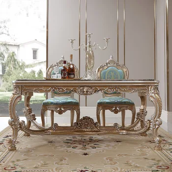 

Luxury dining table sets with rotating centre dinning tables set solid wood dinning table for dinning room