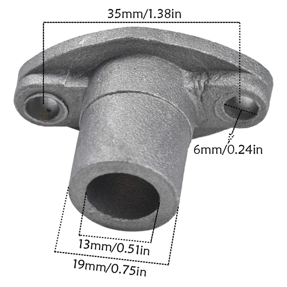 TDPRO 496080cc Inlet Pipe Intake Manifold 12mm Fuel Inlet Intake Manifold For 2 Stroke Motorized Bicycle chopper Pocket Bike (1)