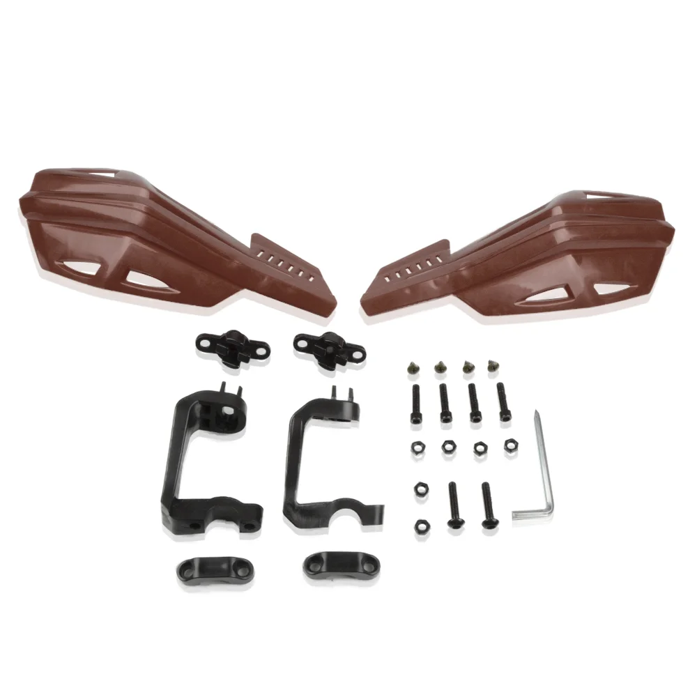 Защита для рук moto rcycle защиты амортизаторов moto rbike рукавицы для Honda accesorios moto cb500x cb1100rs cb 500x сертификатом от сертификационной 1100 - Цвет: brown