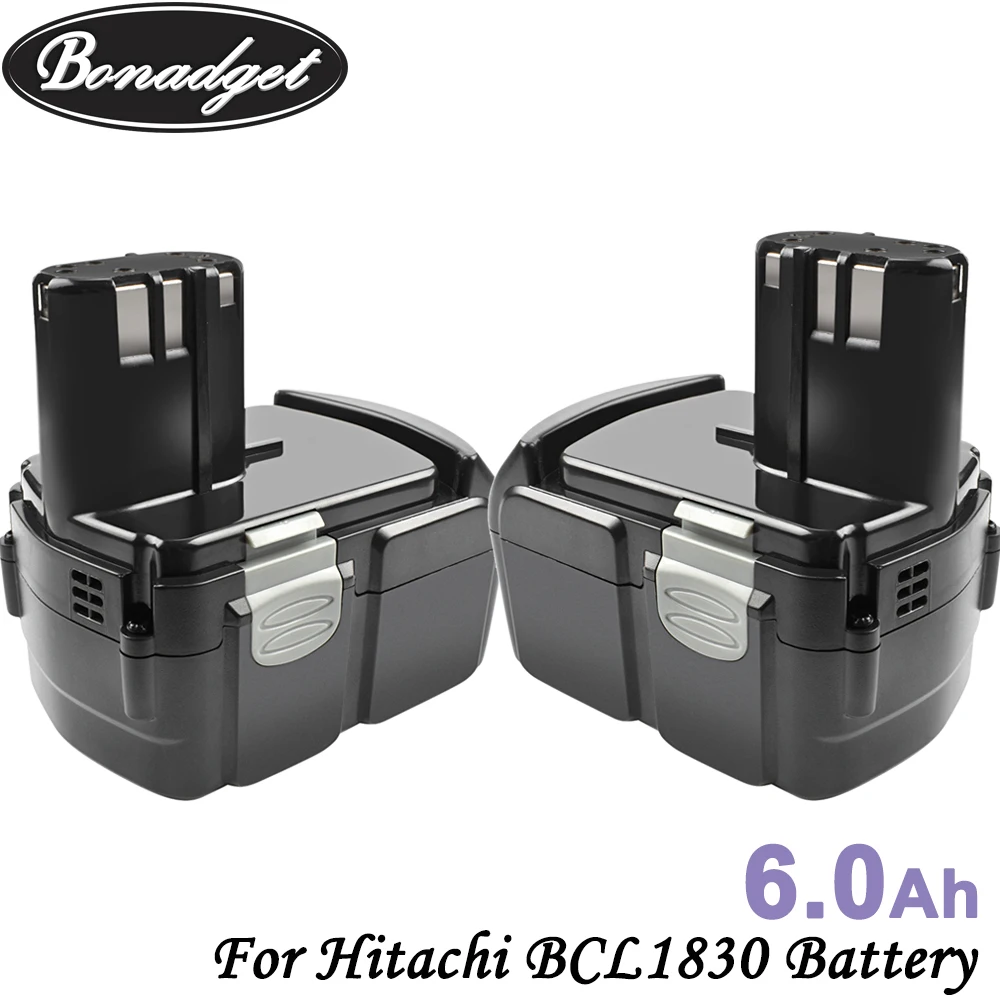 Сменный литий ионный аккумулятор для Hitachi BCL1830 BCL1815 BCL1820 18 в 6000 мАч|Перезаряжаемые