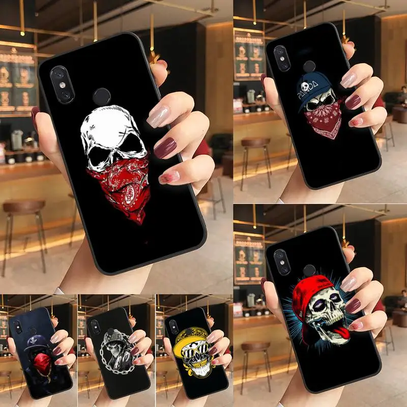Yinuoda Swag Гангстер обезьяна Череп Бандана чехол для телефона Redmi K20 Note 5 7 7a 6 8 Pro note 8T 9