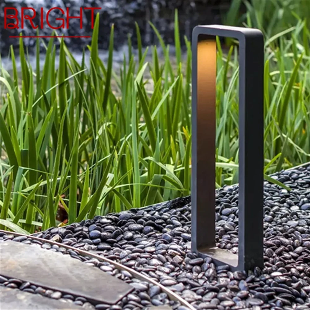 BRIGHT Modern Lawn Light Aluminum Waterproof IP56 LED Lamp Creative  Decorative For Garden Villa Duplex Park