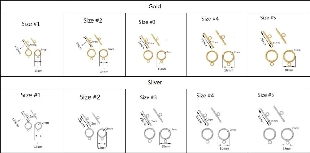 Fostfo 4 комплекта оптовых переключателей легко закрыть застежка OT Позолоченные гладкие шармы разъемы застежки для браслета ожерелье ювелирных изделий
