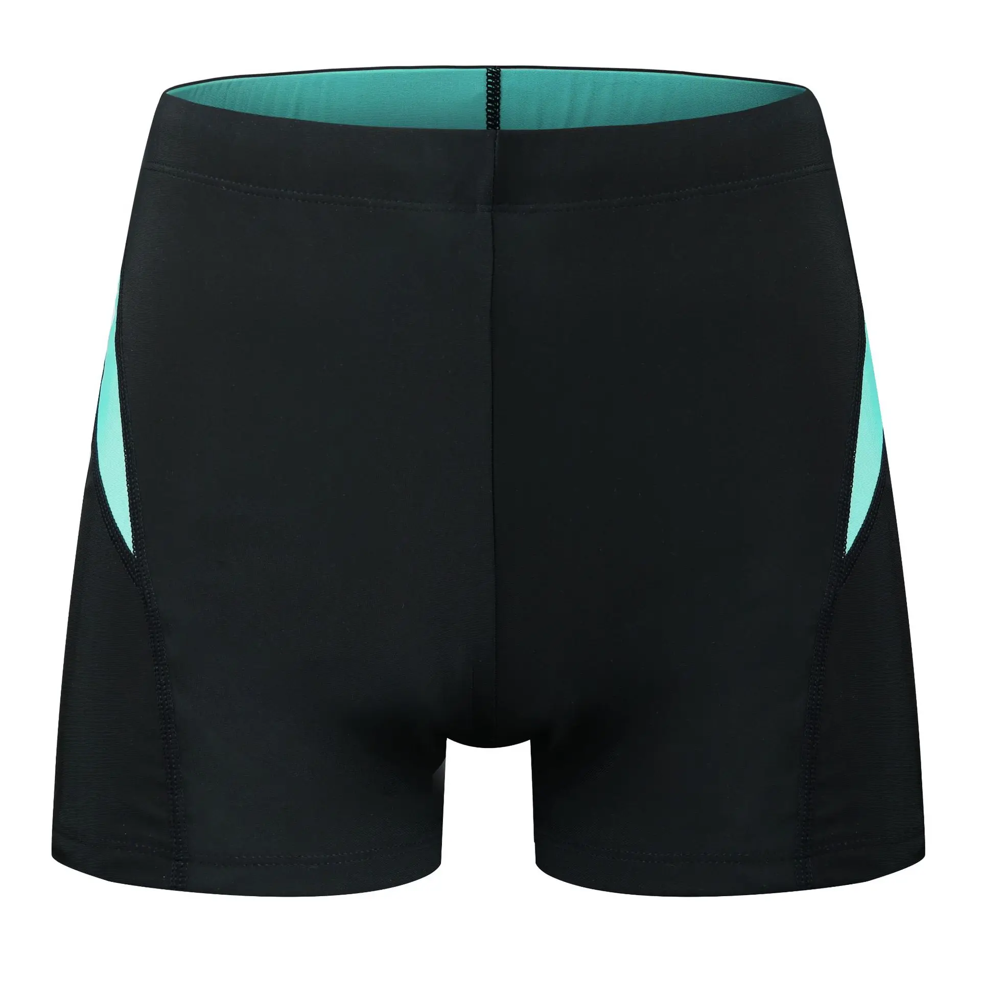 Мужской костюм для плавания, сексуальные шорты для плавания, пляжные шорты для плавания, шорты для серфинга, шорты для плавания, Шорты для плавания - Цвет: Black-Lake Blue