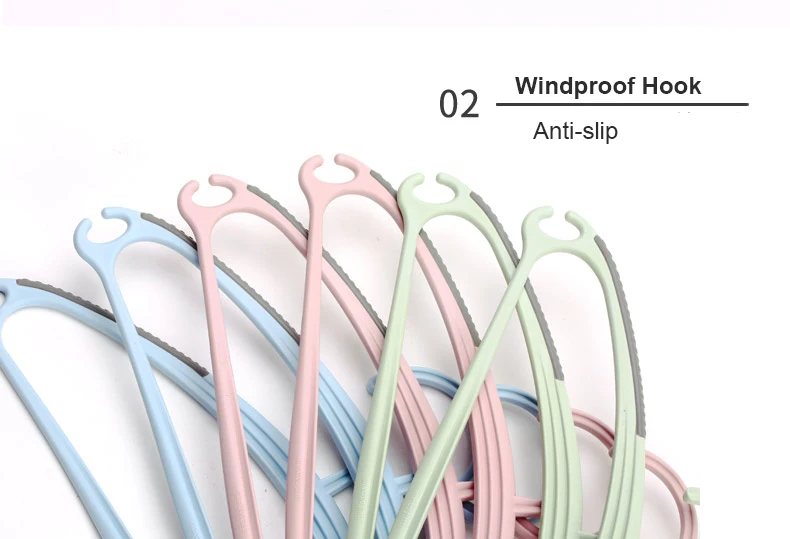 Baby Clothes Racks Portable Clothes Hanger Children Coat Plastic Hangers Hook Household Kids Hangers for Clothing Organizer