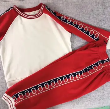 

5th,April Children Clothing set Longsleeve blouse+Pants Toddler Girls Boys kids two piece clothing set Kids Clothes boys 8 to 12