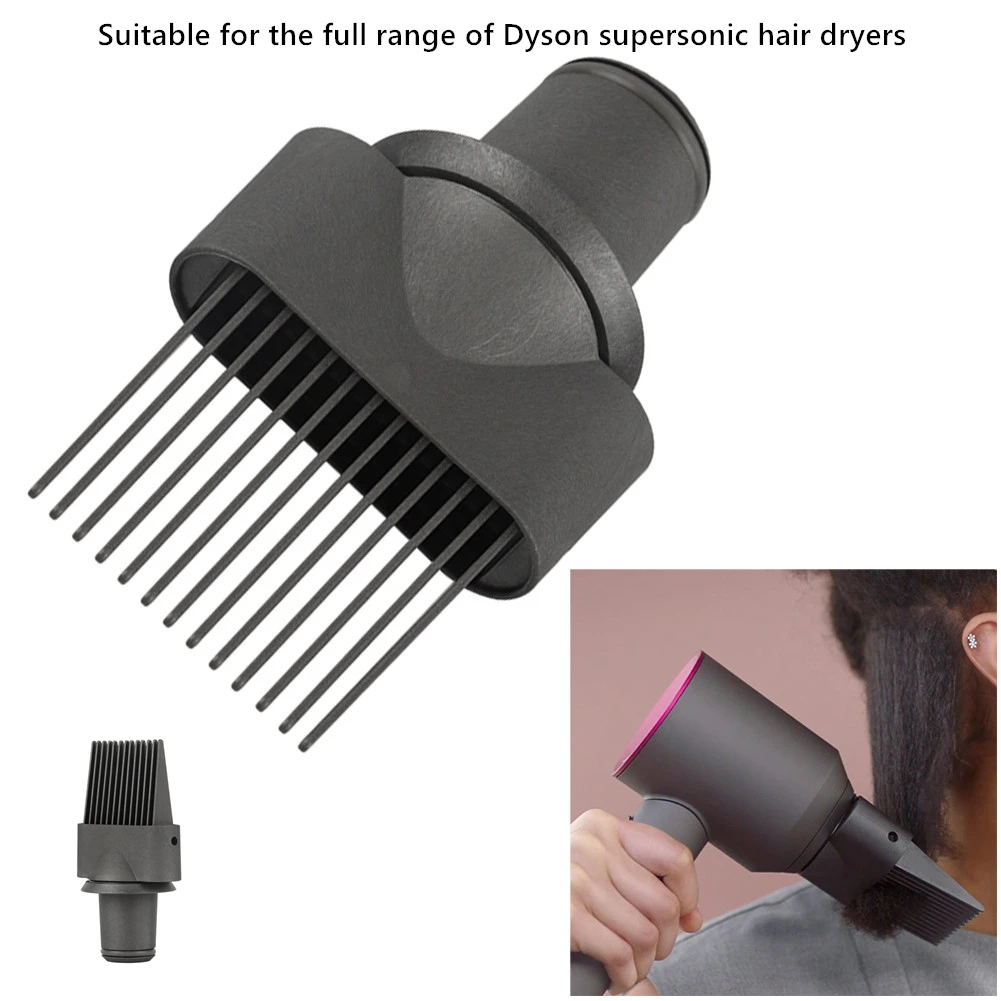 Coanda Effect Anti-flying Nozzle Attachment Tool For Dyson Supersonic Hair Dryer HD01 HD03 HD08 Wide Tooth Comb Hair Styling