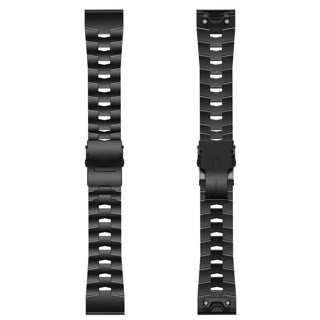 Titanium alloy strap for Garmin Forerunner 745/Fenix 5 6 Quick fit connector replacement strap for 26mm Fenix 5X 6X/Fenix 3