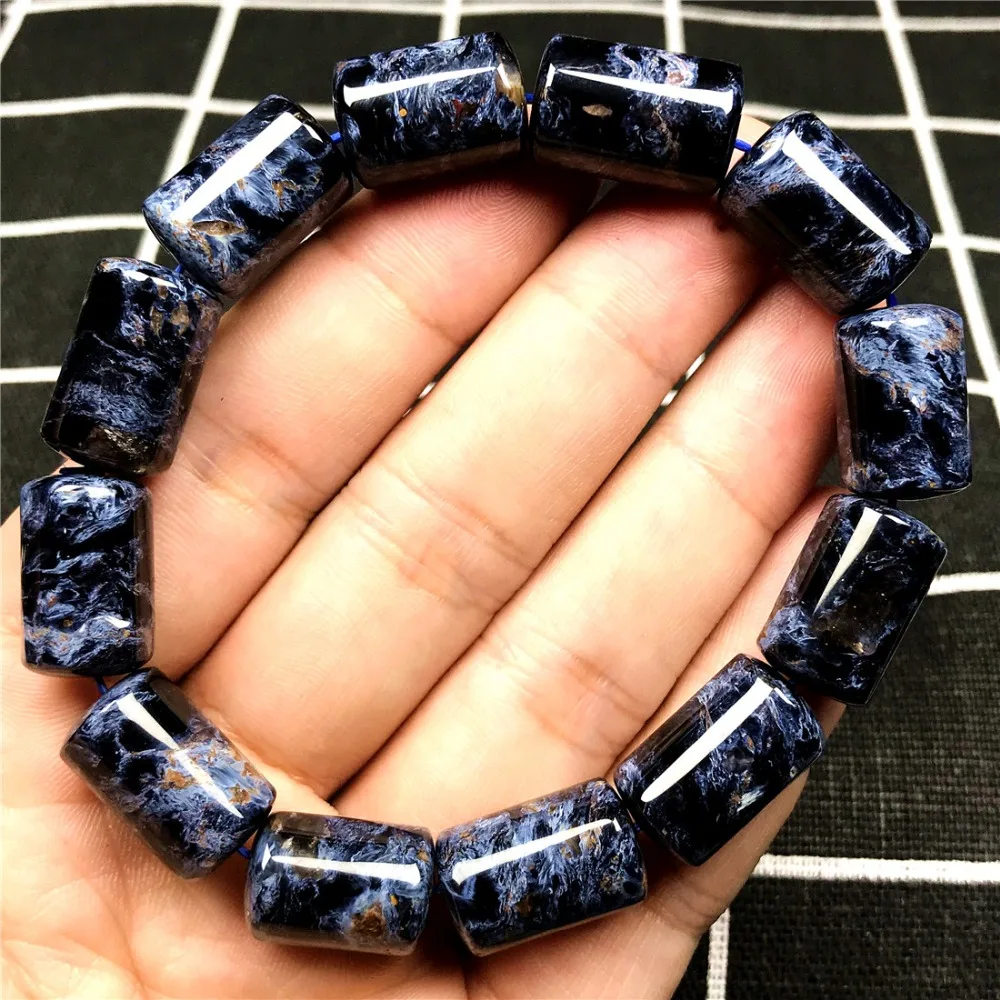 Natural Blue Pietersite Bracelet (5)