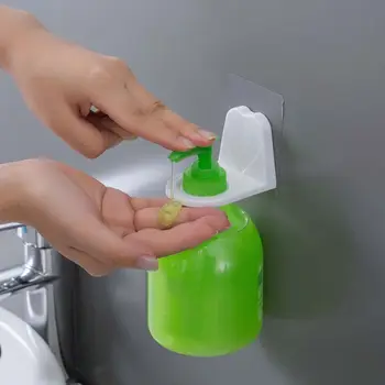 

5x Wall Mounted Self Adhesive Hooks for Body Shower Shampoo Bottle Hanger Holder