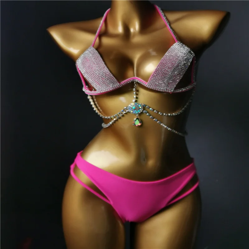 

2021 venus vacation diamond swimsuit siamese bikini summer bathing suit sexy women biquini beachwear women push up swimwear