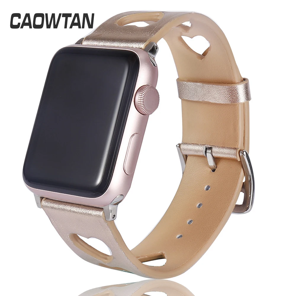 Лидер продаж кожаный ремешок для наручных часов Apple Watch, версии 5/4/3/2/1 Спортивный Браслет, 42 мм, 38 мм, ремешок для наручных часов iwatch, 5 4 полосным 44 мм 40 мм
