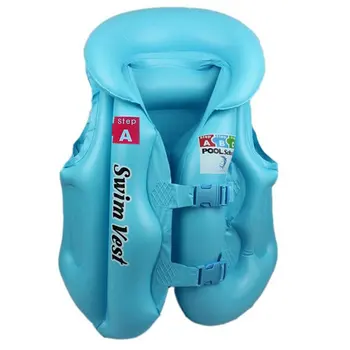 

Kids Baby Safety Swimming Life Jacket Vest Baby Swimwear Suit PVC Inflatable Pool Float Swimming Drifting Vest Aid For Age 3-6