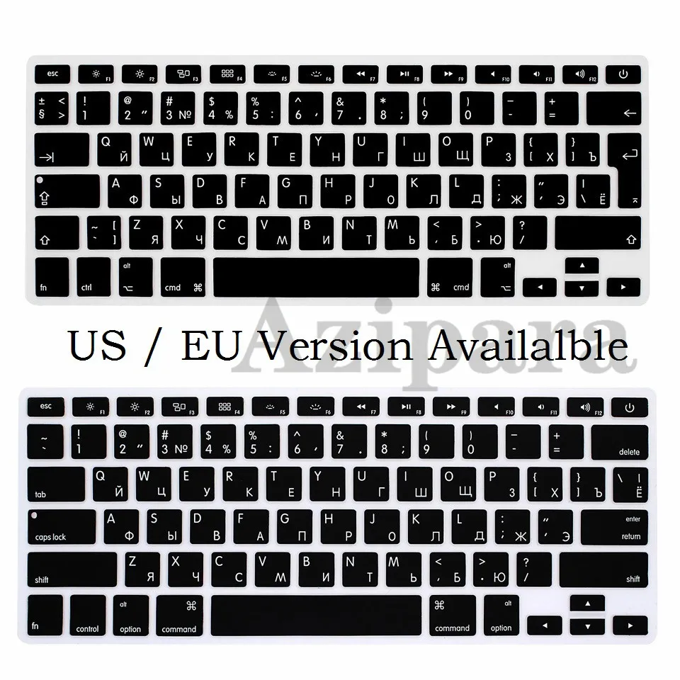 Tampa Macia do Teclado do Silicone para Macbook Air Russo ue Eua 13 15 14 16 2023 2023 m1 A2337 A2338 A2442 - Imagem 3