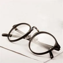 Прозрачный объектив унисекс ретро очки модные мужские и женские круглые очки