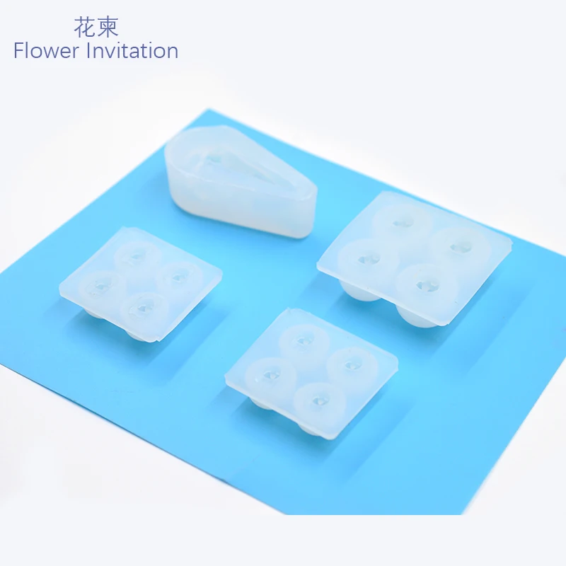

Flower Invitation DIY Resin Silicone Crow Skull Raven Head Bracelet Silicone Mold Pendant Bracelet 3D Mold Halloween Jewerly
