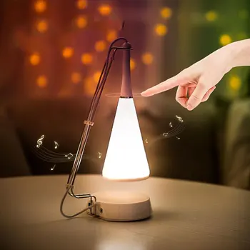 

Music Table Lamp Night Light Bluetooth Speaker Bedside Table Lamp LED Night Lamps Touches Control Energy-saving Fashion Lights