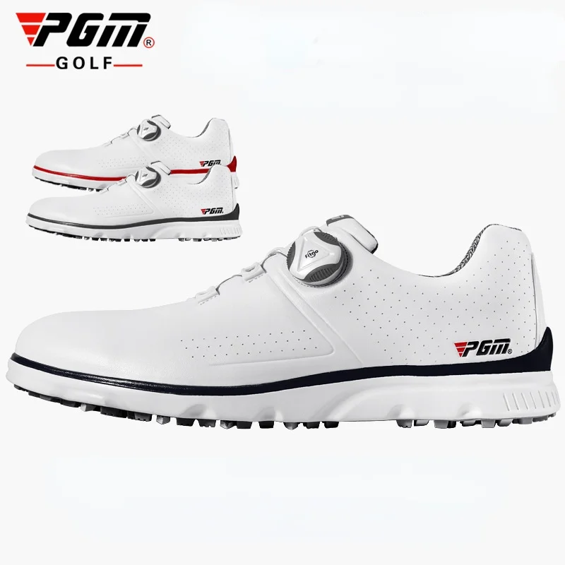Pgm Golf Shoes Men Waterproof Breathable Men's Golf Shoes Male Rotating