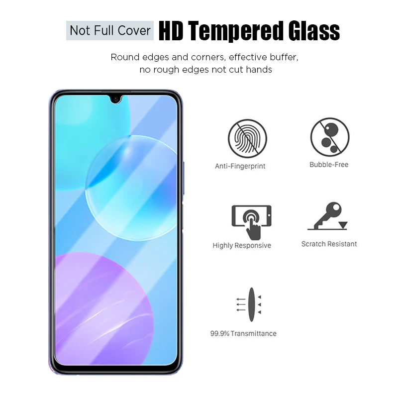 3PCS Screen Protector for Honor 30 20 10 9 8 Lite Tempered Glass for Honor 20 8 8A Pro 30i 20i 10i 9X 8X 9C 8C Glass Protector mobile screen protector