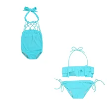 От 2 до 7 лет для маленьких девочек, танкини, бикини, купальник, купальник, купальный костюм, пляжная одежда