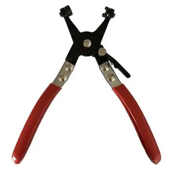 

Professional Metal Locking Car Pipe Hose Clamp Pliers Fuel Coolant Clip Curved Throat Tube Plier Car Repair Tools