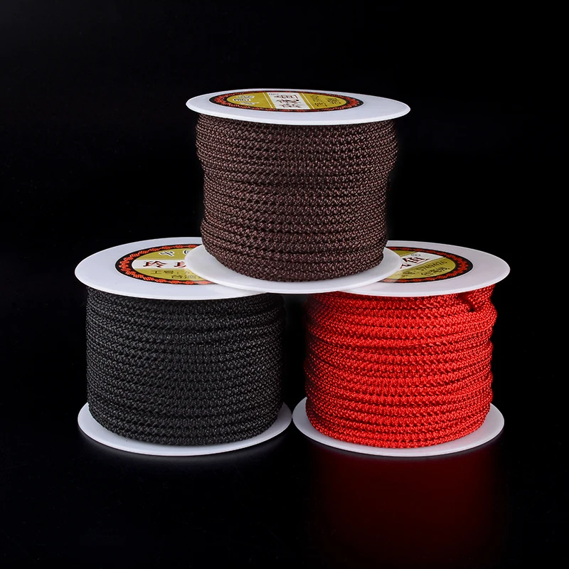 

3pcs/lot 3mm DIY Jewelry High quility Thick Cords Rope/Cord/String/Thread Non-fading Polyester Knot Macrame Hard-wearing Craft