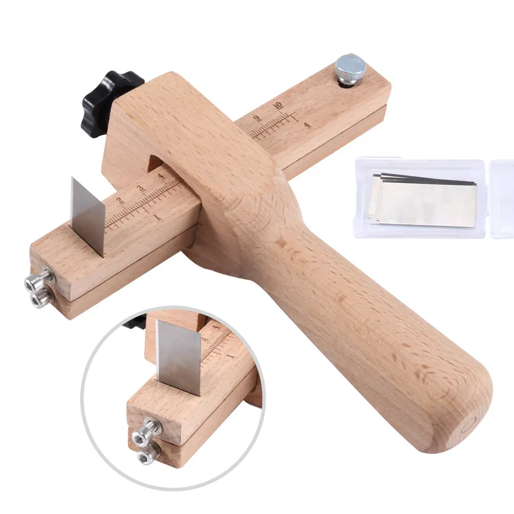 

Adjustable Belt Leather Cutter Strap Tool Craft Cutting Hand Wooden DIY Durable Making EIG88