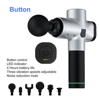 

Tissue Massage Gun Muscle Massager Muscle Pain Management Training Exercising Body Relaxation Slimming Shaping Pain Relief