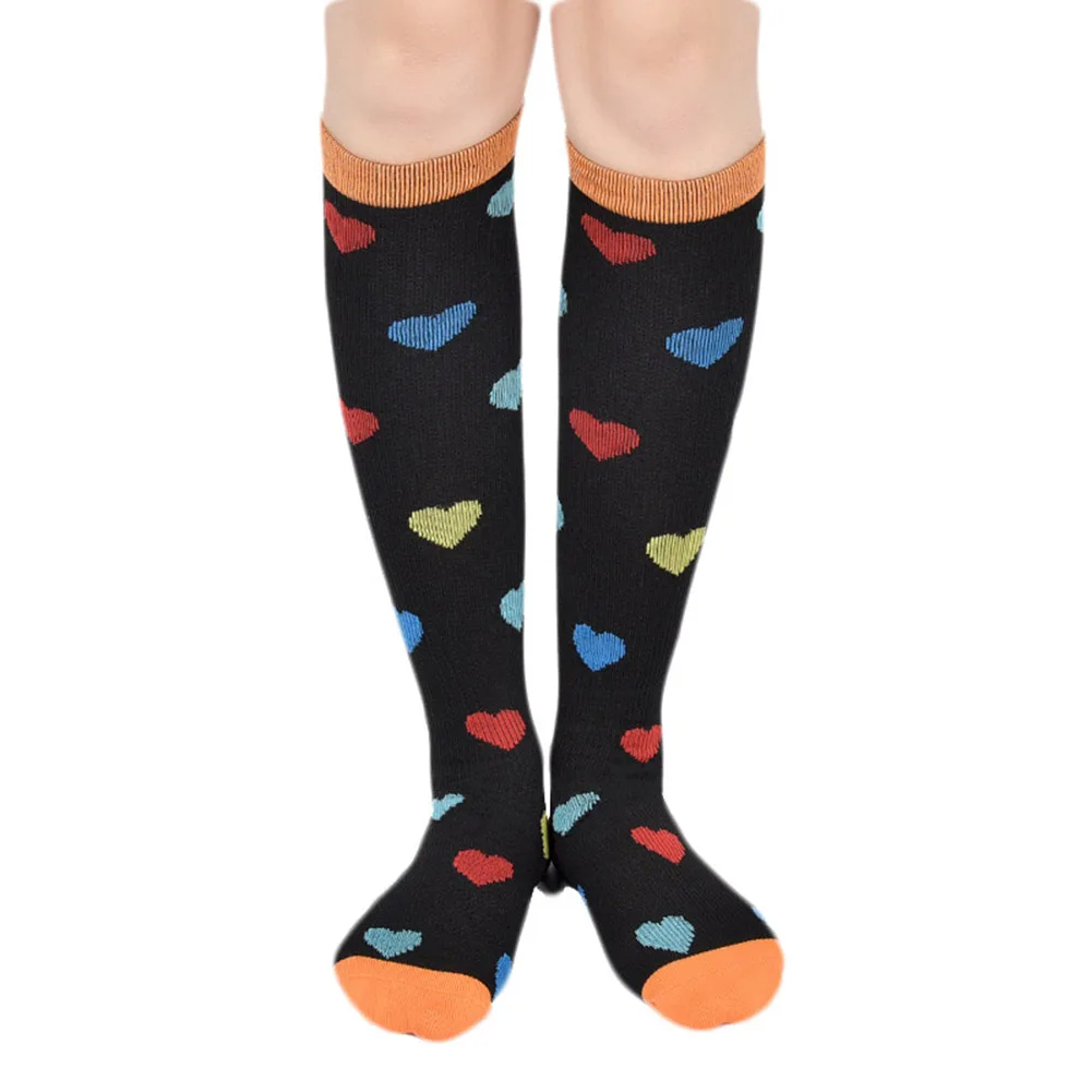 Спортивные женские облегающие носки эластичные Компрессионные до колена с