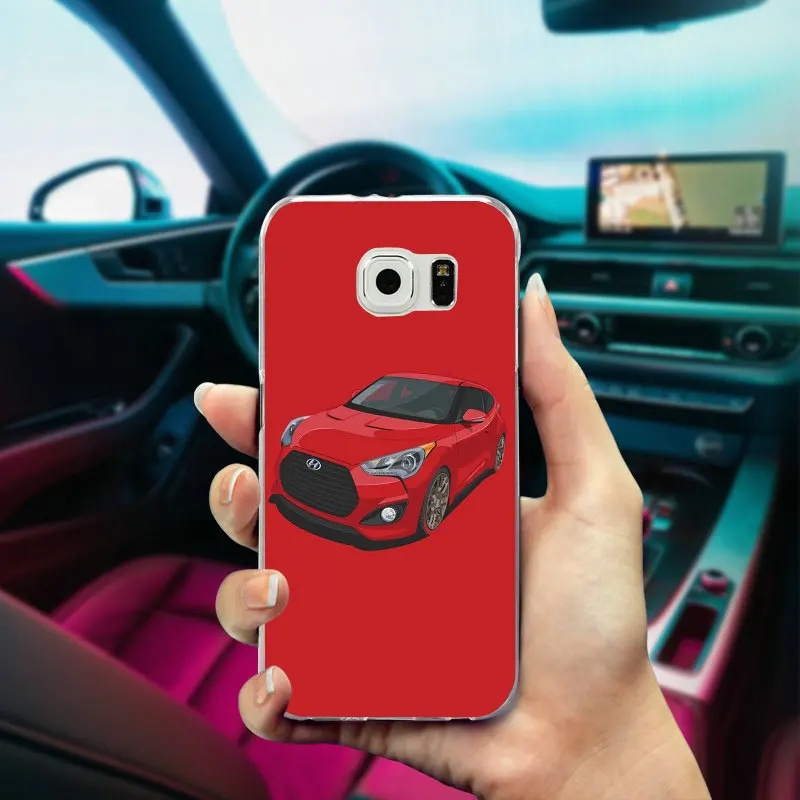 Мягкий чехол для телефона из ТПУ для samsung Galaxy Note 2 3 4 5 8 S3 S4 S5 Mini S6 S7 S8 S9 Edge Plus Coque милый кожаный логотип Hyundais