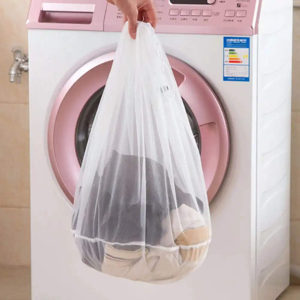 Hot! Choice of Sizes N3 Drawstring Net Laundry Wash Washing Machine Bags Nets