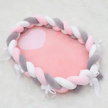 Переносная детская кровать-гнездо с узелком, длинная ручная работа, плетеная коса, детская кроватка для детей, детская колыбель, детская кроватка для путешествий, детское гнездо