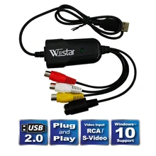 USB 2,0 Easycap Аудио Карта видеозахвата адаптер VHS к DVD видео захвата для Windows 10/8/7/Vista/XP захват видео
