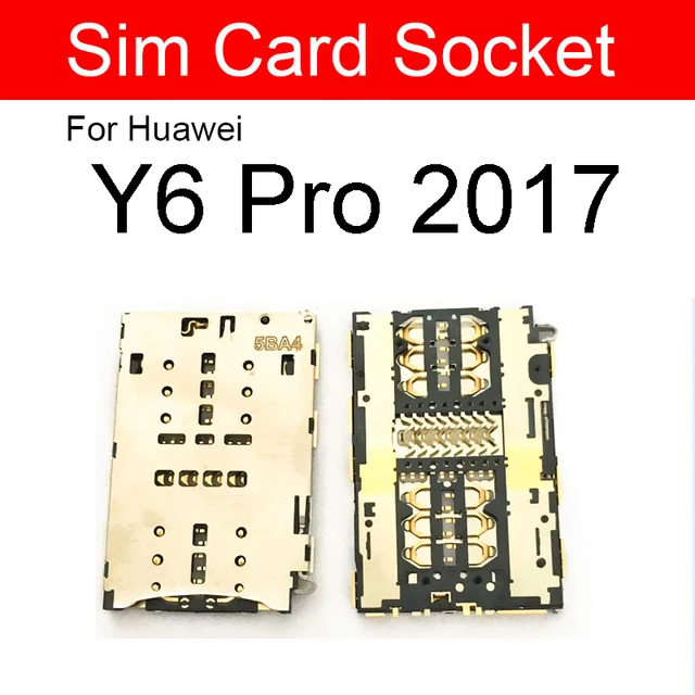 Sim Card Adapter Holder For Huawei Y5 Y6 Y7 Y9 Prime Y6 Pro 2017 2018