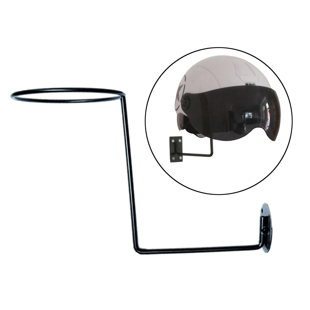 Motorbike Helmet Display Rack, Wall Mount Bicycle Helmet Holder, Helmet Storage