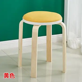 

Home Dining Stool Solid Wood Stool Simple Thickening Stool Creative Small Sofa Stool